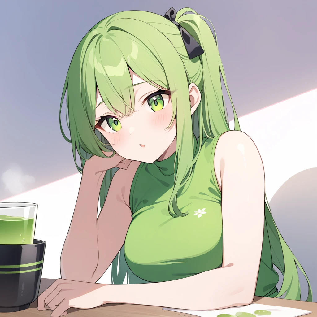 High quality,Green tea woman