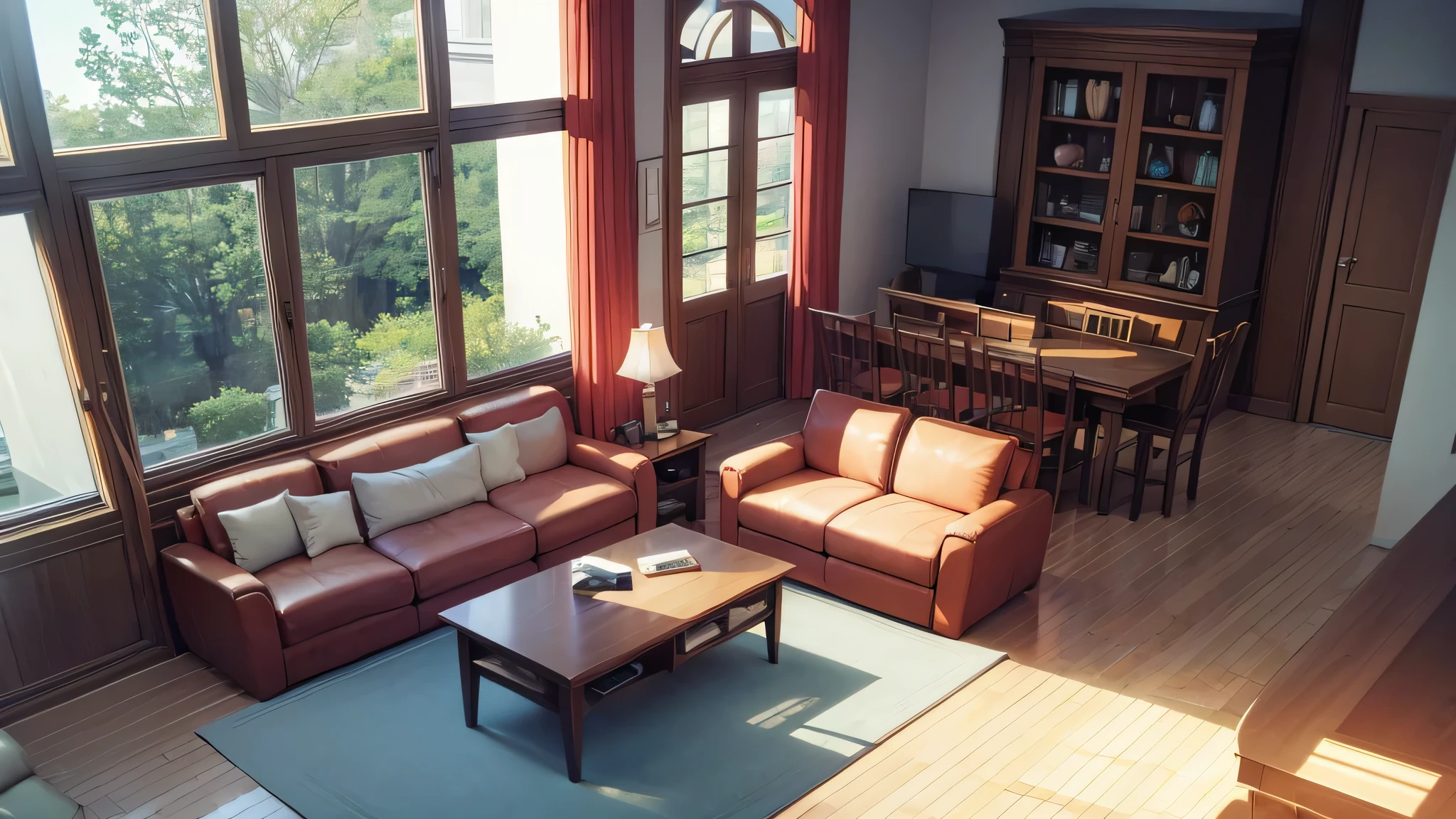 living room,Center table,side view
