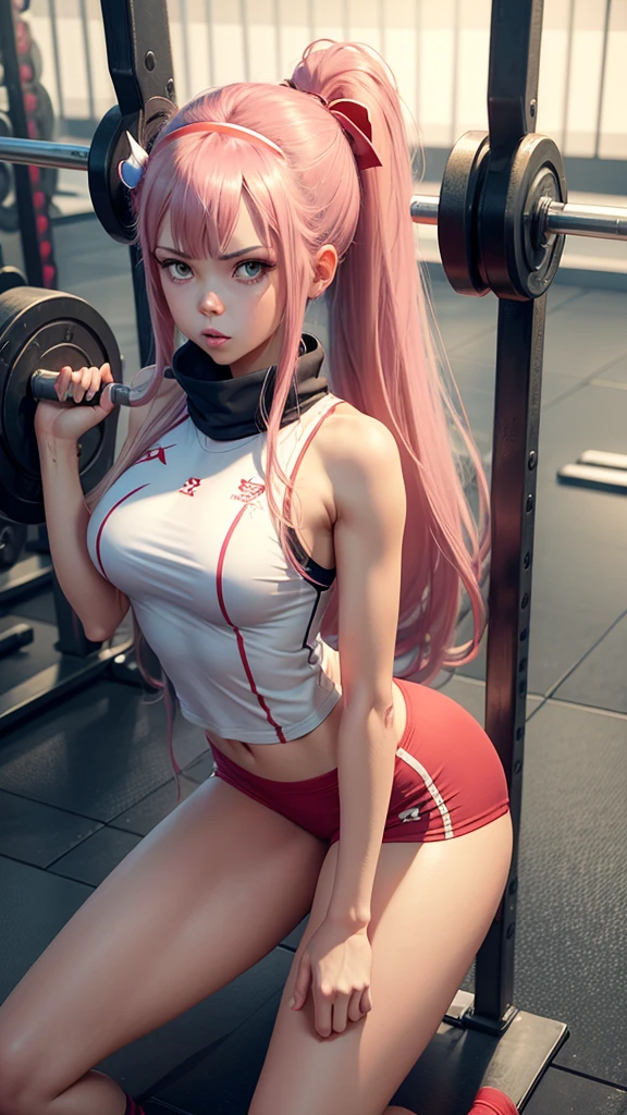 Zero Two en el gym