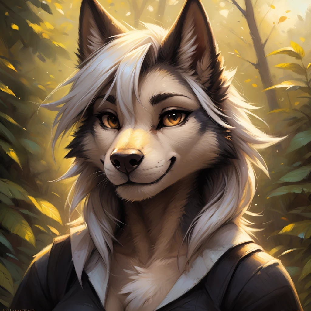 by fluff-kevlar, by Zackary911, by Kenket, by Kilinah, by fluff-kevlar, (masterpiece), (best quality), (anthro furry:1.3, snout:1.2, anthro:1.3, furry:1.2, solo female:1.2), (extremely detailed:1.3), loona, hellhound, loonacroptop, loonashorts,