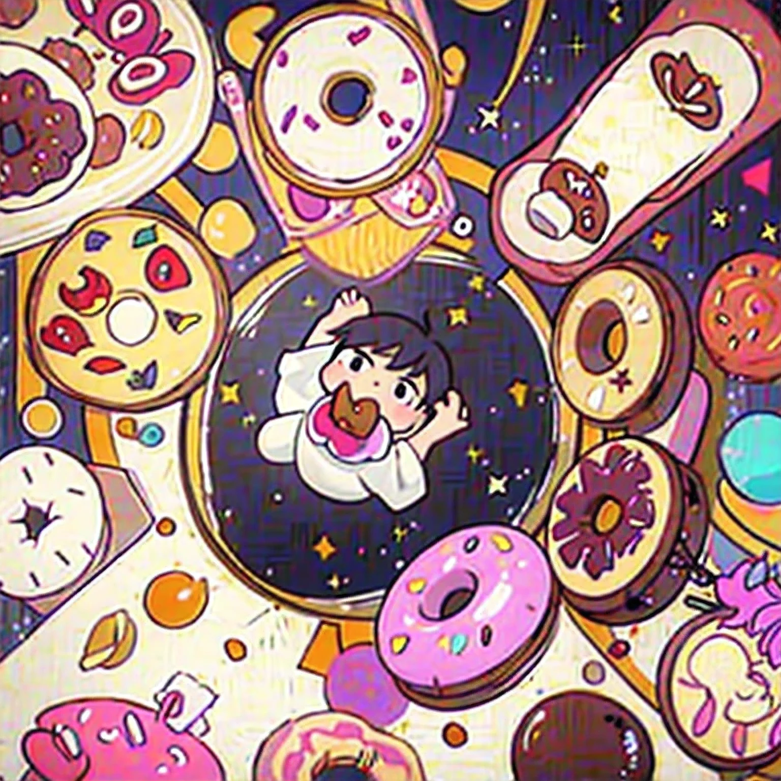 Eat donuts