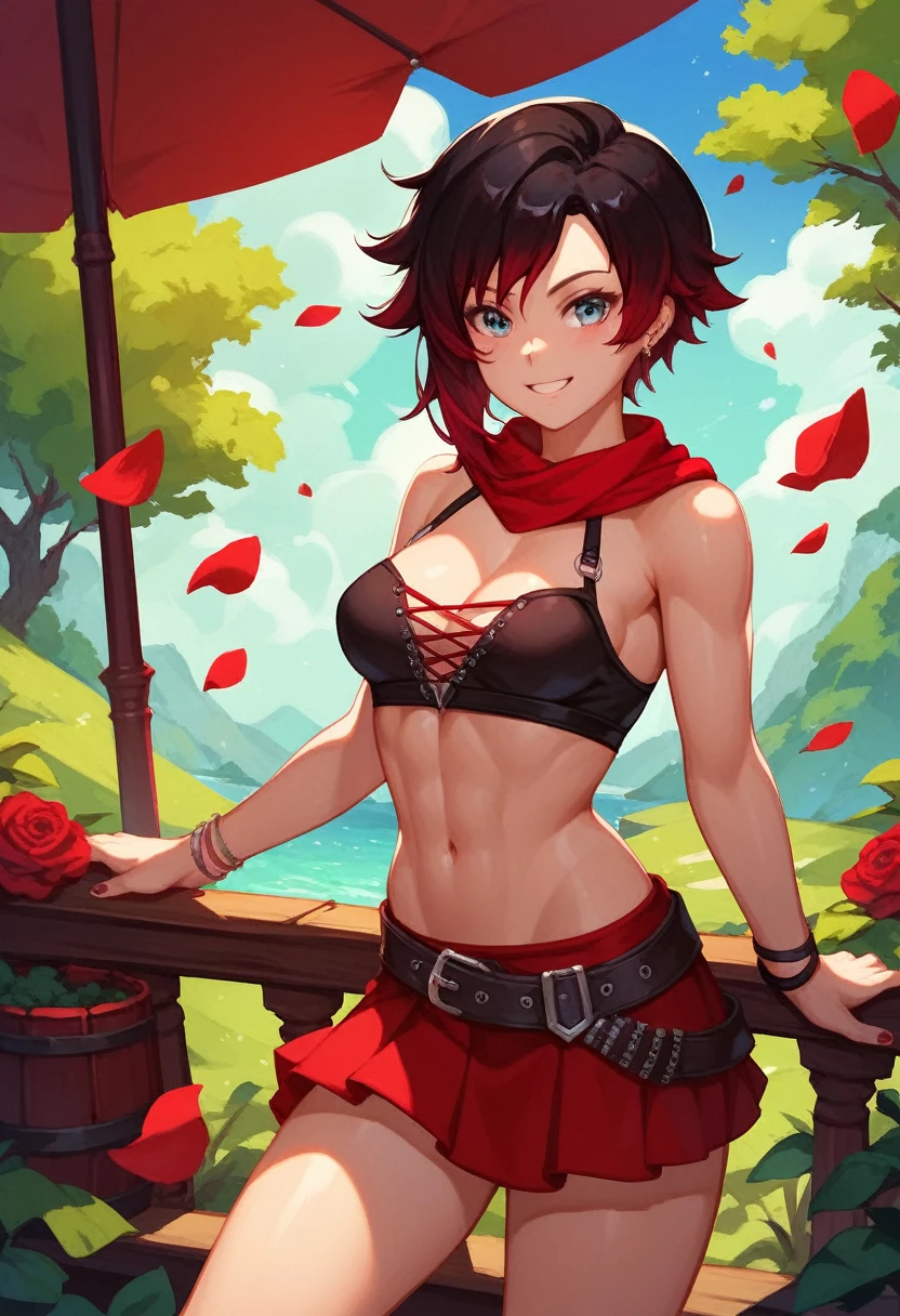 1 girl, Ruby Rose (from RWBY)