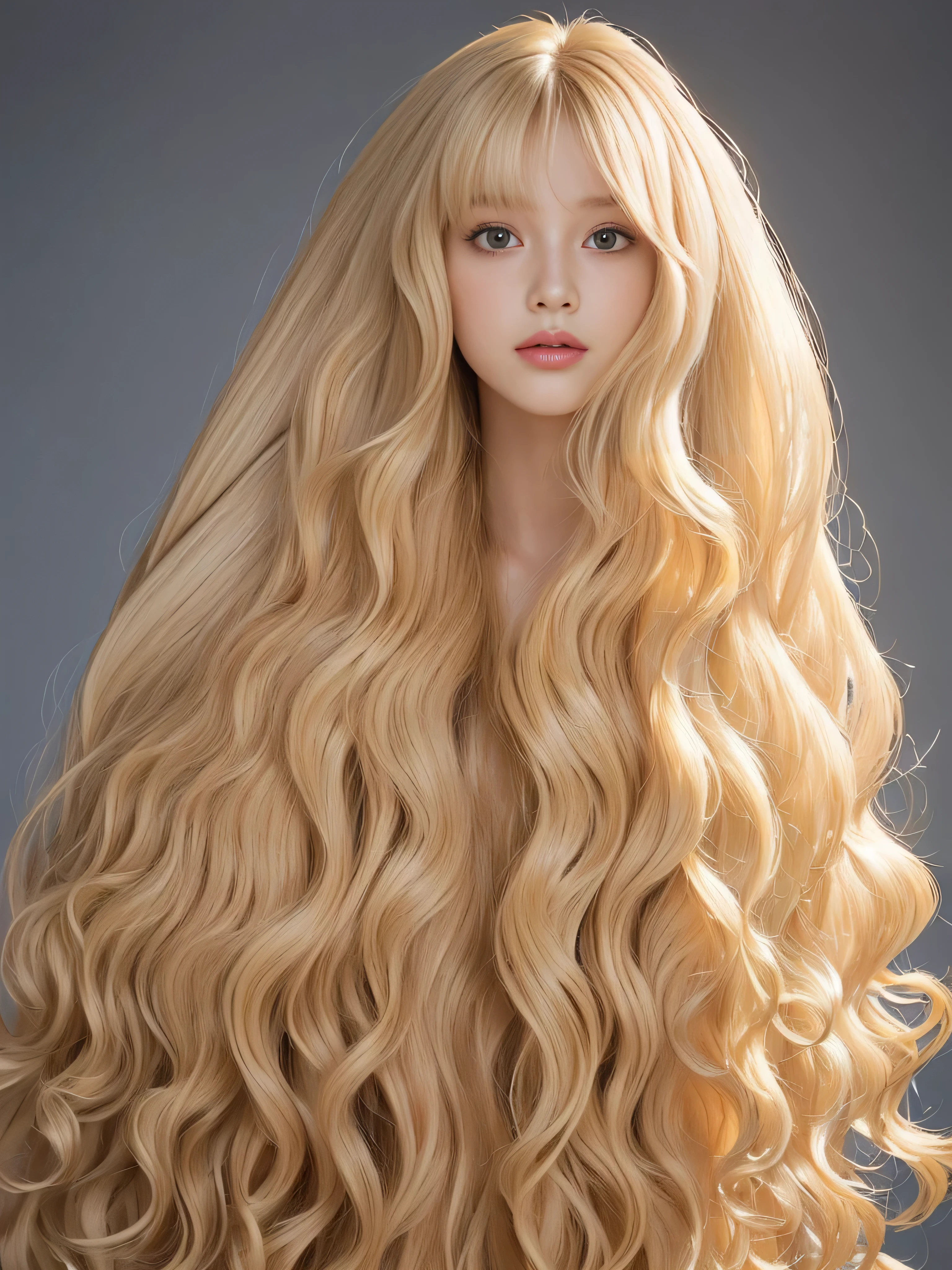 (Pure white wall background:1.8. Upper body photo from the knees up) ((Random poses to reveal as much of the dress as possible, Keep your back and hair as clean as possible.:1.5)) ((Her hair is incredibly straight.:1.5)) ((Beautiful model with long blonde hair, girl with super length Hair, extremely length Hair, extra length Hair, very long, Flowing Hair, very length Hair, length Hair girl, very long, Flowing blonde hair, length Hair windy, very longbionde, length, Flowing Hair, length and or curly hair, with length Hair, length Hair!!!! Her Highest quality hair is long and 真っ直ぐ or curly hair very long, Highest qualityのブロンド, length hair in the center, Highest quality long Straight or curly hair, length, Straight or curly hair, beautiful, High quality blonde hair, length and bionde Highest quality Straight or curly hair, length Hair, length and Straight or curly hair, Highest quality bionde, Perfect silky Straight or curly hair of the Highest quality, Straight or curly hair, Highest quality bionde, length bionde Straight or curly hair, length, Light blonde hair Her hair is long and Straight or curly hair, very longbionde, length hair in the center, length Straight or curly hair, length, Straight or curly hair, beautiful hair of the Highest quality, length Hair, length, Straight or curly hair bionde , length and free Straight or curly hair bionde, Straight or curly hair bionde)) (Her bangs are perfect.:1.3) (France's most beautiful 24-year-old hair model) ((Highest quality)), ((masterpiece)), (Family Friendly) (Get used to it) Perfect Face (Her skin is a typical French complexion....、And very detailed) (Big Breasts) (She is wearing a gorgeous light blue princess dress:1.5) (She has a beautiful French face and a typical French figure...., Narrow eyes) (She has perfect beautiful makeup and face Lipstick is light red A solid eyeliner) ((Rich 1.4)) (Extremely detailed 8K) (Ultra-fine skin texture 1.4) (Now, Vibrant:1.4), double eyelid Sharp focus:1.2、Beautiful woman