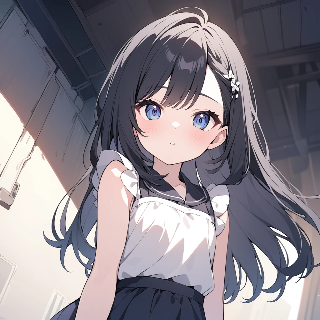 Black Haired Beautiful Girl Age14Age