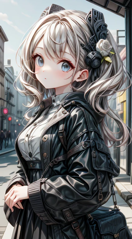 One girl,