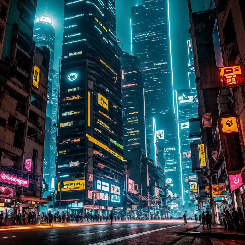 Creates an image of Brazil in the cyberpunk future 