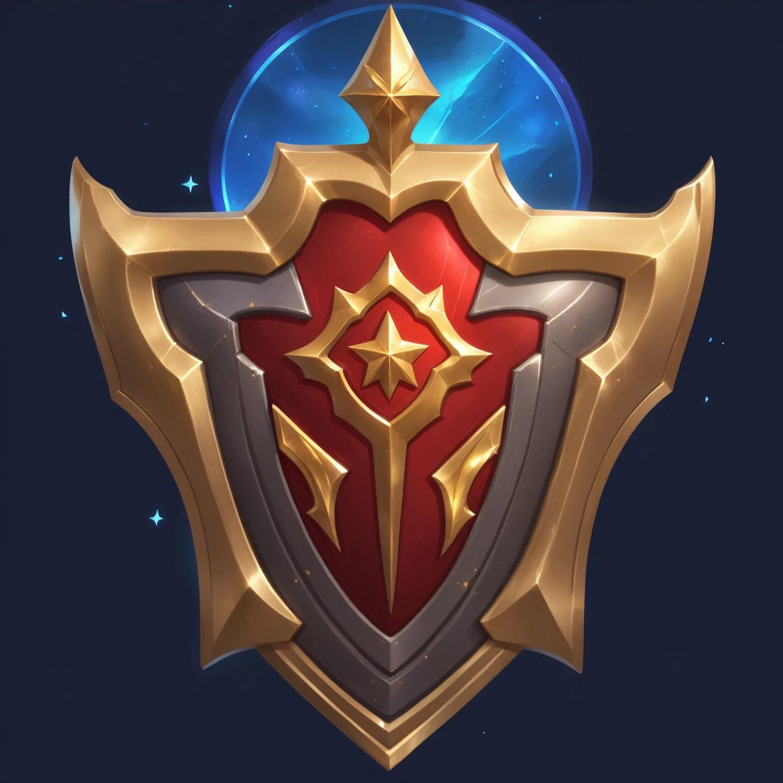 Close up of a shield with stars, Heartstone original art style, LeBron, Qatar, wild rift, Triev Caesar, League of Legends style, Thalia, league of legends champion, game, Avatar pictures, zenra Thalia, Ash, Silas, League of Legends style, League of Legends Inventory Items, Profile picture