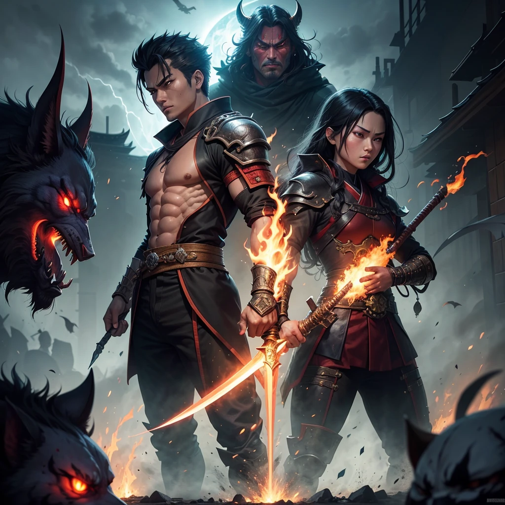 Setting In a fictional Japan of the Taisho era, bloodthirsty demons roam the shadows of the night, hunting humans to feed and increase their power. These demons were once human, but were transformed by Muzan Kibutsuji, the first and most powerful demon.
Premise You are a brave young man who decides to become a demon hunter after suffering a great loss to these creatures. Armed with a special sword and breathing techniques, you embark on a journey to protect the innocent and eradicate demons, in search of revenge and justice.
Objectives Develop Skills: Train hard to master one of the breathing techniques (water, fire, thunder, Crossbow, etc.) and improve your combat skills.
Form Alliances: Find and ally with other demon hunters, each with their own skills and stories, to strengthen your team.
Defeat Demons: Face demons of different power levels, from the weakest to the Twelve Kizuki, the most powerful demons subordinate to Muzan.
Protect the Innocent: Save villages and cities from demonic attacks, gaining people's trust and gratitude.
Discover the Truth: Investigate the origins of demons and discover the secrets behind Muzan Kibutsuji to find a way to defeat him once and for all.
Main Characters Tanjiro Kamado: A kind and determined young man who becomes a demon hunter to save his sister Nezuko.
nezuko kamado: Tanjiro's sister, Transformed into a demon, but who maintains his humanity and fights alongside his brother.
Zenith agatsuma: A fearful demon hunter, but extremely powerful when unconscious.
Inosuke Hashibira: An impulsive and aggressive demon hunter, Raised by wild boars in the wild.
Kyojuro Rengoku: The Pillar of Flames, one of the most powerful and inspiring demon hunters.
Challenges Intense Battles: Get ready for exciting fights against demons of various forms and powers, not every