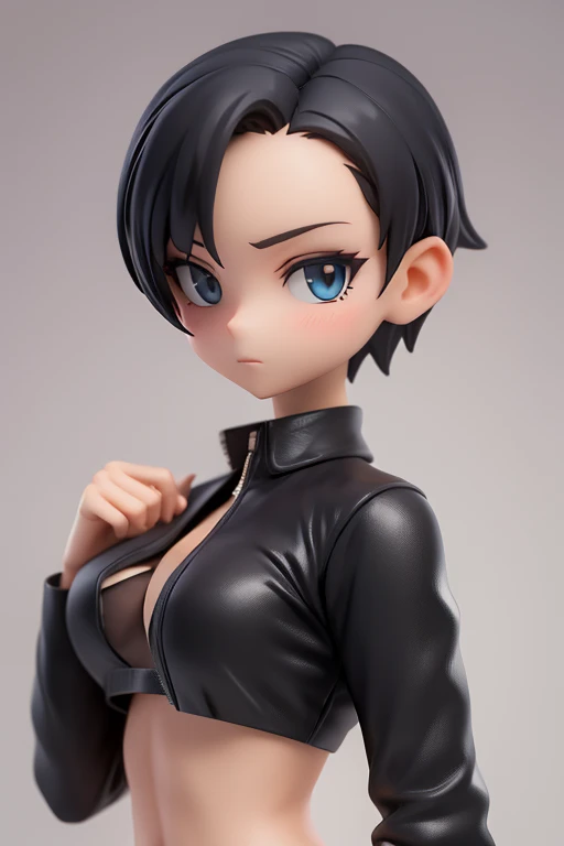 Cool woman,Sharp,boyish,The forehead is visible,Married Woman,whole body,Character portrait,Short Hair,Short Hair,Very Short Hair,slender,Slender,Jersey