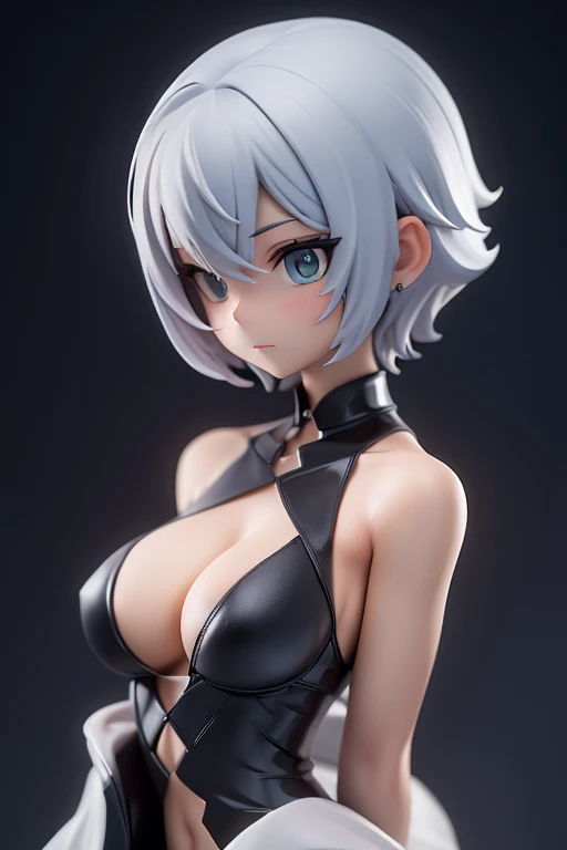 Cool woman,Sharp,boyish,The forehead is visible,Married Woman,whole body,Character portrait,Short Hair,Short Hair,Very Short Hair,slender,Slender,Jersey