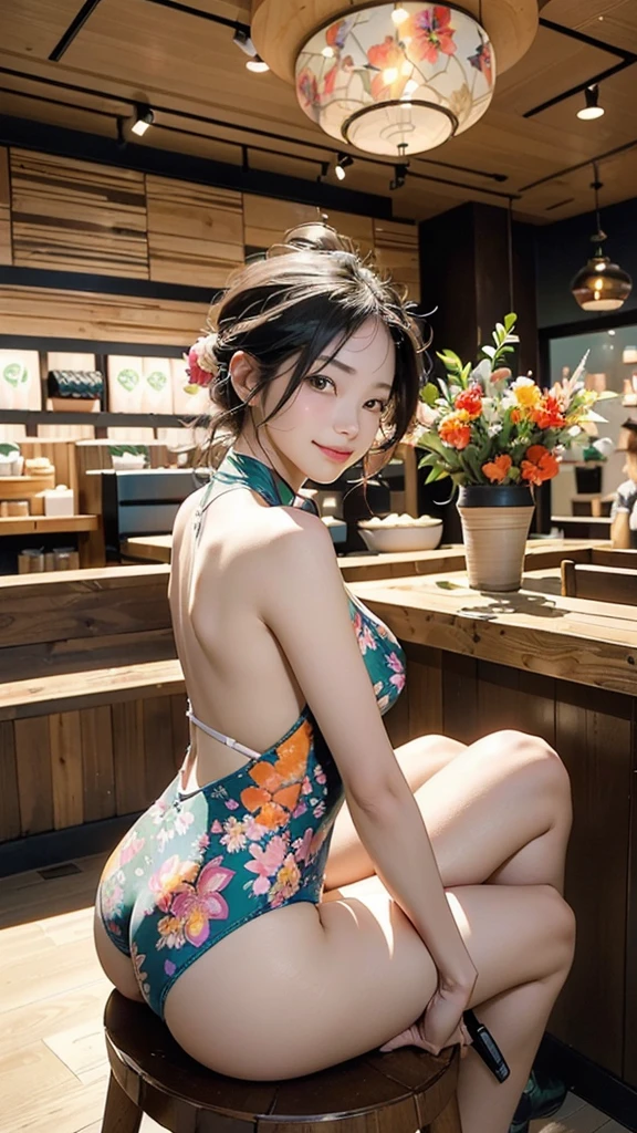 (((((((((Angle from behind)))))))))
(((((((((Emphasize cleavage)))))))))
(((((((((Three Women)))))))))
(((((((((((A woman wearing a colorful floral leotard))))))))))
((((((White skin))))))
(((((((((Full body photo)))))))))
(((((((お洒落でcuteInside the Starbucks store)))))))
(((((((((((Inside the Starbucks store)))))))))))、
((((((Sit down and eat cake、Drink Starbucks coffee、smile))))))、((((Heart Necklace))))
Modern and sleek design:Interior design using natural materials、Many of the designs are warm and made using wood and metal.。 Large windows:自然光をたっぷり取り入れるためのLarge windowsがあり、Providing a bright and open space。 Green Interior:Potted plants are effectively placed、It creates a relaxing atmosphere。 artwork:Works by local artists、Starbucks-related art on display。 Cozy seating:Cushioned chairs and sofas、Bar sheet etc.、A variety of seating options available。 Open kitchen area:Being able to see how drinks and food are made、We provide peace of mind and transparency。 Unique lighting:Antique lamps and chandelierodern lighting fixtures are used。 Comfortable background music:Relaxing music is playing、A comfortable space is provided。 Wide々Table space:一人でもグループでも使いやすいWide々There is a table with。 Community Table:There is a large table where you can socialize with other customers.。 Seasonal decorations:The decorations are themed according to the season.。 Design with a local feel:The design incorporates the local culture and characteristics.。 Fragrance production:コーヒーの香りが店内にWideがり、A space that satisfies the five senses has been created.。 Conversation with a barista:フレンドリーなConversation with a baristaが楽しめるカウンターエリアがあります。
8k、RAW Photos、Highest quality、masterpiece:1.2、Super detailed、Super Resolution、Ultra HD、8k wallpaper、Amazing details、Photorealistic:1.4、Having fun by the water、Full Body Shot、Full body photo、High-resolution RAW color photos、Professional photos、A scene full of emotion、Very detailed and beautiful、Ultra HD、8k wallpaper、Amazing details、Huge file sizes、Highly detailed beautiful girls、Highly detailed face Highly detailed eyes、Extremely realistic skin、 Highly detailed fingers, Highly detailed nose, Highly detailed mouth, Perfect Anatomy, Highly detailed background, Highly detailed clothing, Teen, cute女の子, Famous Japanese Idols, cute, Realistic body, Slender, White skin, Glowing Skin, Slim body, Realistic Face, Delicate eyes, double eyelid,
