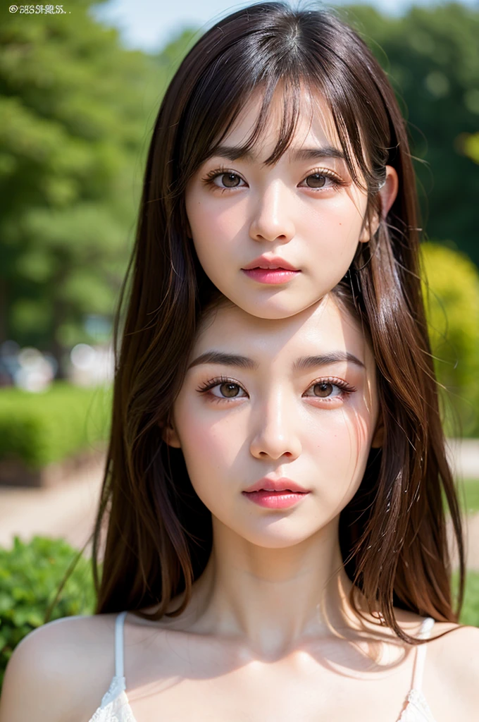 likeい日本人女性, Beautiful attention to detail、Small, human-like eyes, Beautiful lip detail, Very detailed目と顔, Long eyelashes, Mature Expressions, Sensual lips, A friendly presence, bangs, Big eyes, Natural Attitude, Complicated hairstyle, Brown Hair, 24-years-old, like々New Appearance, Delicate facial features, Warm lighting, Clear Focus, Cinematic camera angles, Realistic, Very detailed, Vibrant colors, masterpiece, 8k, Highest quality 　Human-like, realistic skin、