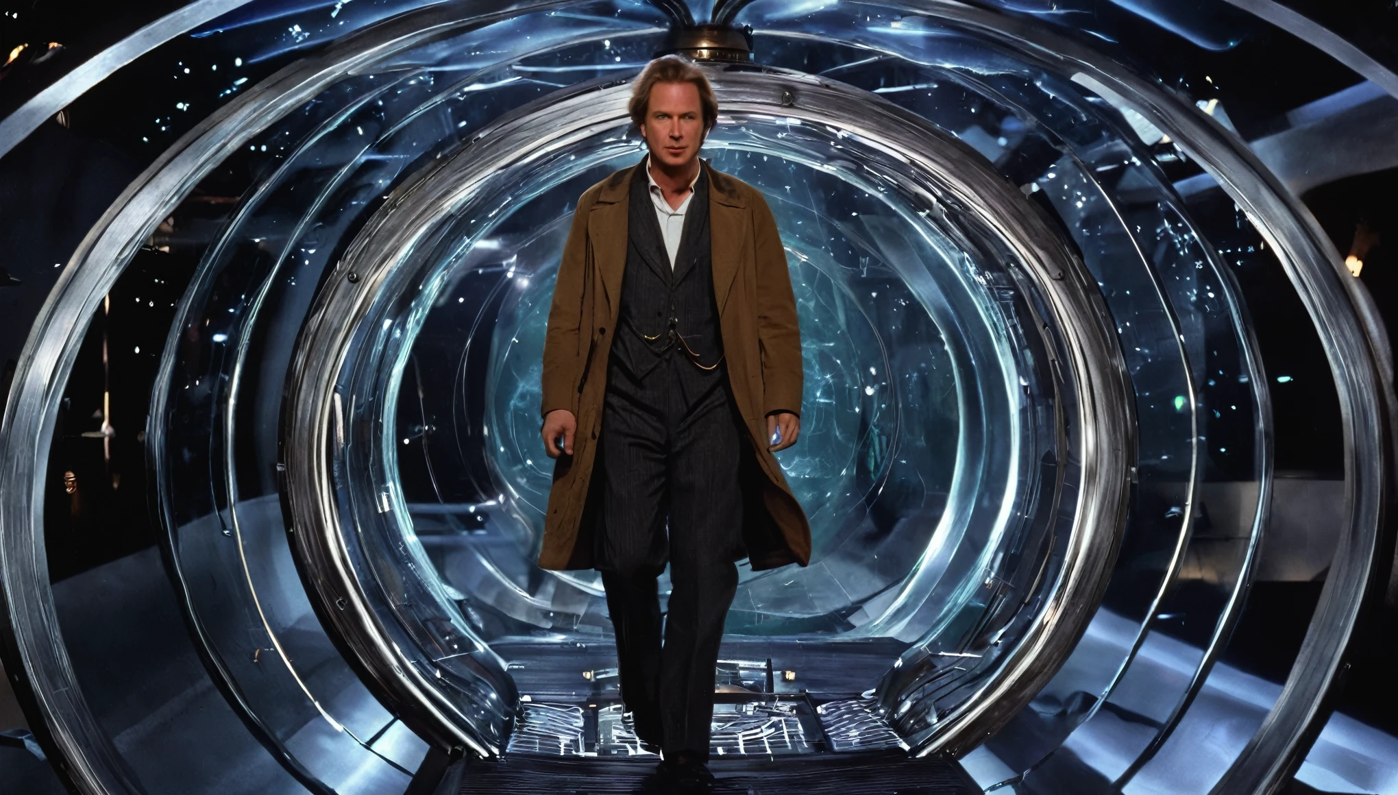 "The Time Machine" (2002) is a science fiction film , Dr. Alexander Hartdegen, a scientist and inventor in early 20th century New York. After a personal tragedy, Alexander becomes obsessed with the idea of time travel and constructs a time machine to alter the past.The film explores themes of destiny, the consequences of tampering with time, and the resilience of humanity. "The Time Machine" is a visually engaging film that attempts to blend intellectual depth with mainstream entertainment, offering a unique interpretation of a timeless sci-fi narrative.