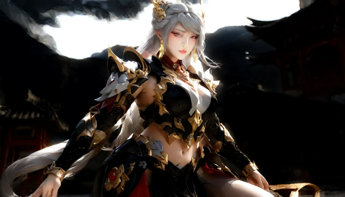 high quality,HD,16K,Sharp Line,1 Girl,fantasy, (Fire Spirits),Pretty Face, Large Breasts, Beautiful legs,In the mountains,Focus Girl,detailed Pretty Face,Detailed clothes,beautiful eyes,Cool,Sexy,Dynamic Angle,穿着华服的神明Strike a pose拍照, Ancient mysterious sexy goddess, Traditional beauty woman, Beautiful female warrior god of war , Beautiful sexy goddess, Gorgeous role-playing, high, Beautiful young girl, Beautiful woman, 华丽Beautiful woman, Complex clothing,Chinese Mystical Aesthetics, Beautiful Asian ancient mysterious girl, Extremely detailed shot of the goddess, Jaw-dropping sexy beauty, Big breasts deep neckline sexy belly button(butt), (bedroom), (Sexy Girls), masterpiece, best quality, Bangs, blush, Chest, clavicle, Eyebrows visible through hair, (Gradient red and gold hair), Jewelry, Long hair,Bright Eyes, ring, (solitary), illustration, fashionable, miss, Strike a pose, background, element, confident, Express, Accessories, majestic, striking, key point, Dynamic poses, ((plump)), (black))Woman in transparent dress,Viewer,(((Full breasts, Keeley University))),Slim waist,(Navel exposed,Bare waist), Long hair, extreme detailed details, 详细的fantasy艺术, Stunning character art, Beautiful and exquisite character art, Beautiful transparent dress, Very detailed, Large Breasts,Chest,Golden ratio figure,Beautiful figure,Ultra wide-angle shooting,Full body shot拍摄,Body close-up,Full body shot,Wearing a pleated tulle skirt,柔和动漫illustration, 柔和的深色background,Fujifilm XT3 Clear focus, f 5.6, High Detail, Clear focus,(Wearing openwork clothing),, (Natural light), (Tempting)translucent, Good velvet quality, Compared, Divine Light,, Silver hair, 天空background, Absolute Strength,Female Shinmei,穿着性感丝绸的Female Shinmei,,Large Breasts,Chest,Golden ratio figure,Beautiful figure,Ultra wide-angle shooting,Full body shot,Body close-up,Full body shot, Wearing a tulle dress, Model shooting style, Large Breasts,饱满Chest,Golden ratio figure,Beautiful figure,(Extremely detailed CG 8k wallpaper unit), The most beautiful artistic photos in the world, , 8K 超HD, ) on the beach,Sexy lazy posture,Sexy seductive expression,best quality,masterpiece,Ultra-high resolution,(Practical:1.4),original photo,Ultra-high resolution
