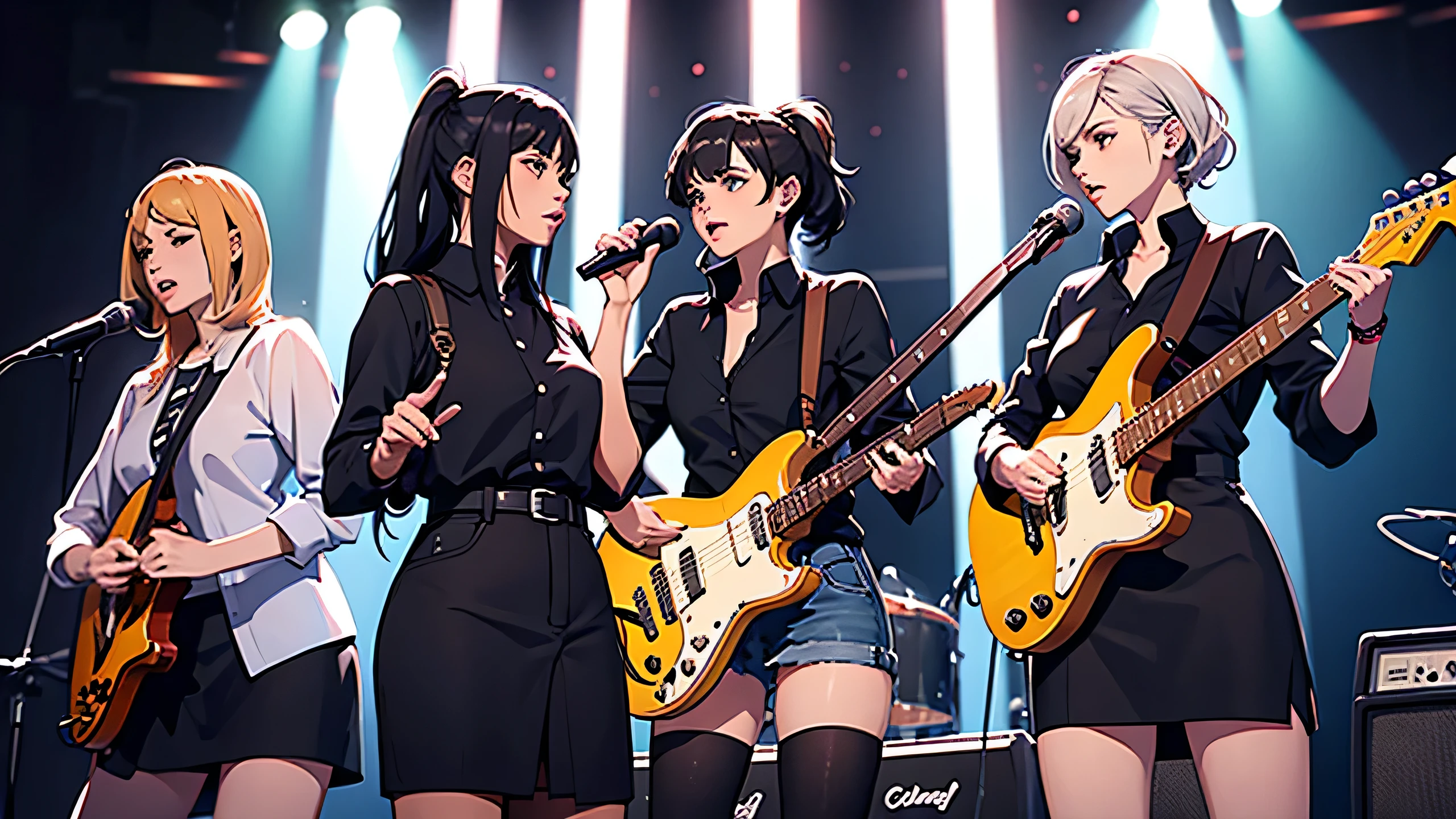 Cool female band ４people