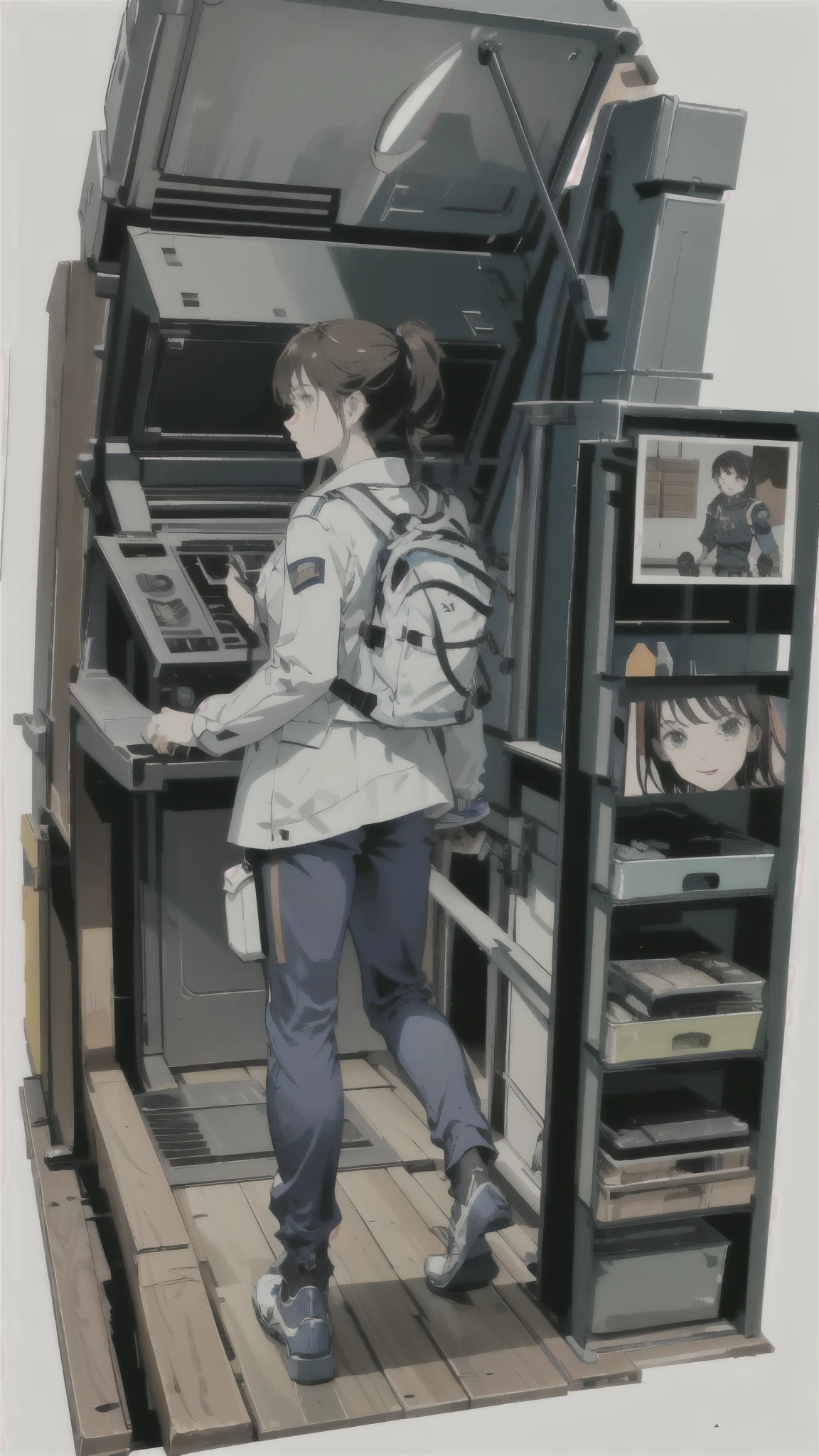 Flight Suit、militaryru、summer、detailed、masterpiece、Reference Art、Reference Sheet、Multiple Views、Reference Sheet、Model Sheet