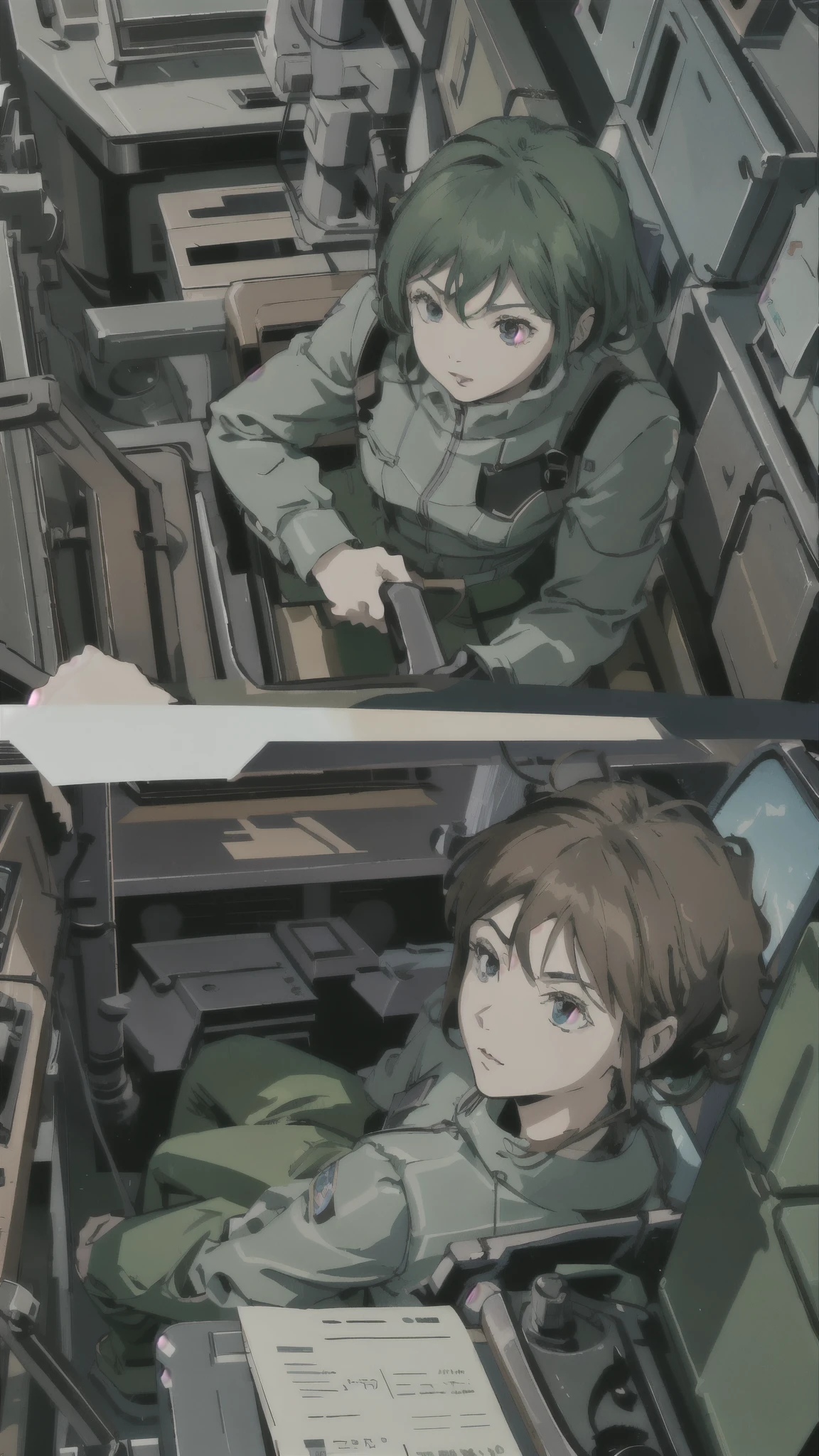 Zeon Pilot、Flight Suit、militaryru、detailed、masterpiece、Reference Art、Reference Sheet、Multiple Views、Reference Sheet、Model Sheet