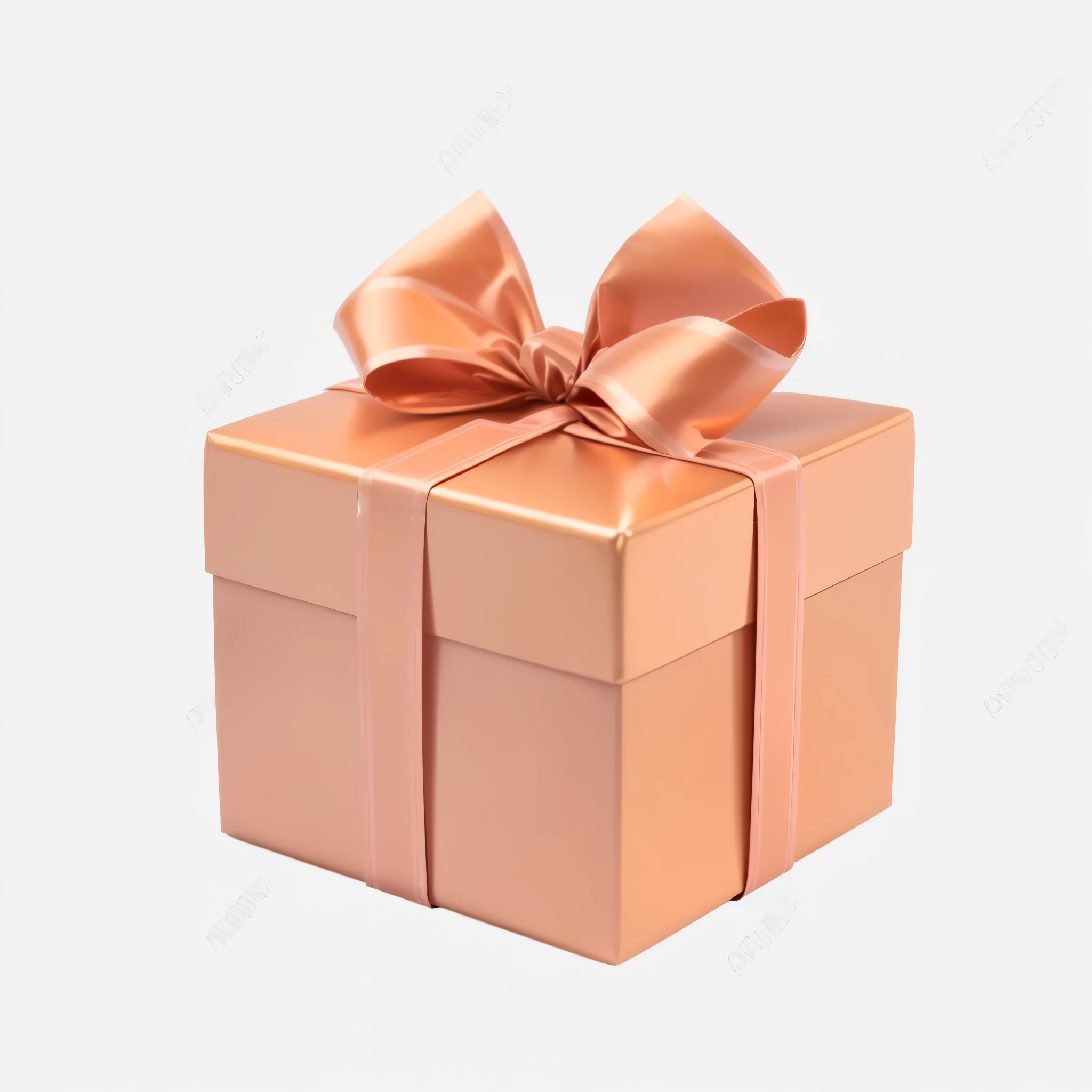there is a small pink gift box with a bow on top, giving Gifts to people, Gifts, birthday wrapped presents, very detailed, a high resolution, High quality 3D realism, presents, high quality up-to-date rendering, pink pastel colors, 4k post, HD illustration, 4k post, чрезвычайно a high resolution, красивое a high resolution, brushed Pink gold car paint, Pink gold