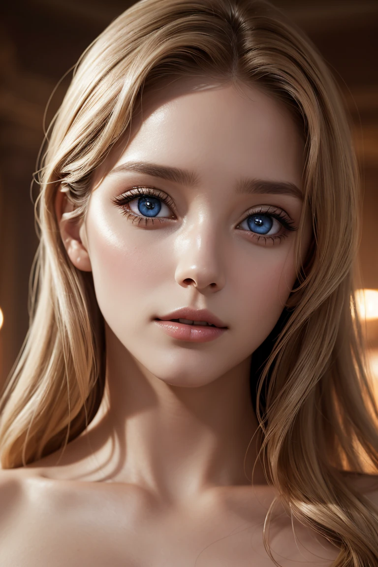 Jessica Rothe, . professionally retouched, soft lighting, realistic, smooth face, perfect eyes, sharp focus on eyes, 8 k, high definition, insanely detailed, intricate, elegant. in a Eiffel Tower background.naked full