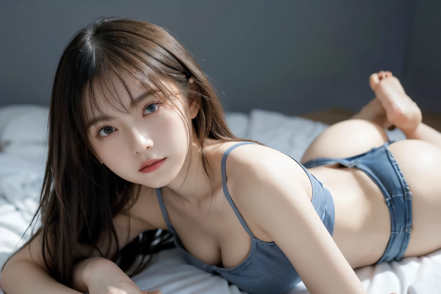 (Backwards:1.6、Point your ass to the camera and lay down all four:1.6), (detail ass:1.3), (camera view from ass:1.6)))、 badly moaning, (close up:1.4)、(original photography:1.2)、(Realism:1.4)、(masterpiece:1.3)、(top quality:1.4)、like a dream、(exquisite eyes)、(Detailed facial features)、(Detailed clothing features)、clean skin、(skin shiny)、(slim beautiful girl)、(Beautiful leg lines)、A girl、1 head and body、(whole body照)、、cute little、happy smiley face, beautiful breasts、(split)、(nipple:1.2)、bangs、(short bob:1.2)、(Ripped v neck cami、take off shoulders、bottomless, no pantie、masterpiece, perfect work of art, ((perfect female figure)), short hair, bionde, skinny, Realism, alone, (Realism: 1.4), best quality, 超high resolution, 1个girl, porcelain, kpop idol, whole body, (E Cup), low neckline, beautiful, masterpiece, best quality, Very rich facial details, perfect lighting, alone, No makeup, best quality, 超high resolution, (current:1.4), super detailed, masterpiece, best quality,Uzan-6500-v1.1,(8k, best quality, masterpiece), (current, photo-current),1个girl, charming, Dating,(Smile), (shut your mouth) 巨Big dealbreasts, BeautifulExquisite eyes,Wet, (Chinese, Chinese) ,1girl in、Real skin、(long hair:1.1)、very short shorthair cat、(Realism:1.1)、Beautiful woman、revealing clothes、beauty salon、gray background、natural look,、beautiful、beautiful woman、professional lighting、photon mapping、、Physically based rendering、gradient black hair、、shortcut、long hair、girl、best quality image、high resolution、1080P、(Crispy face)、(detailed facial description)、(Detailed description of hand)、(masterpiece)、(Exquisite CG)、Extreme light and shadow、messy hair、masterpiece、Rich details、(Detailed facial features)、(best quality image)、(masterpiece)、(exquisite eyes)、expectations, Remember your collarbone、light blue underwear、Big deal 、house、Slim、。best quality、ShinyBeautiful skin,Big deal breasts。thin shoulders、Big deal breasts、thin waist、thin ass、Beautiful thighs、thin thighs。Big deal ass。small waist