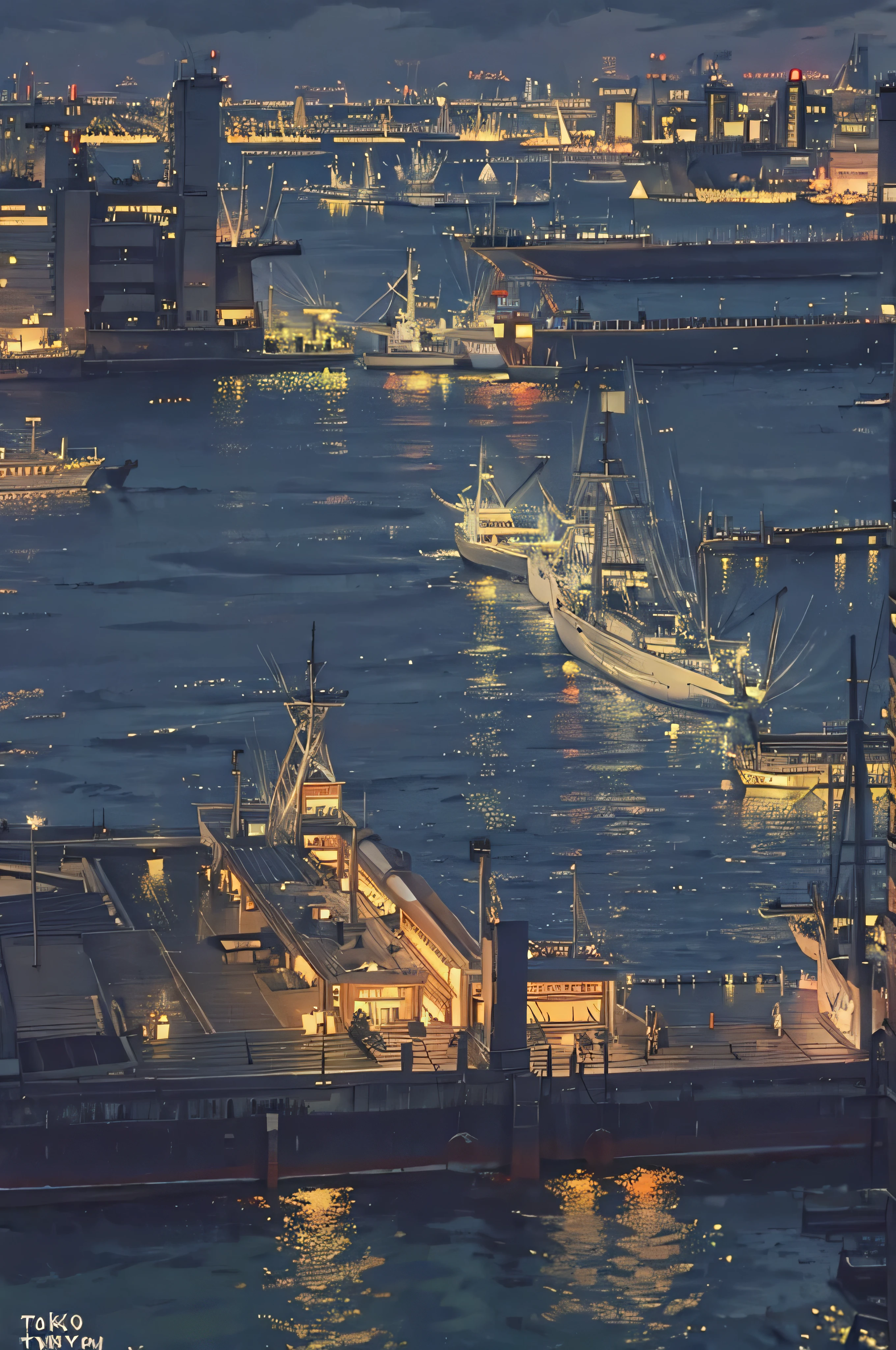 Tokyo Port Night View