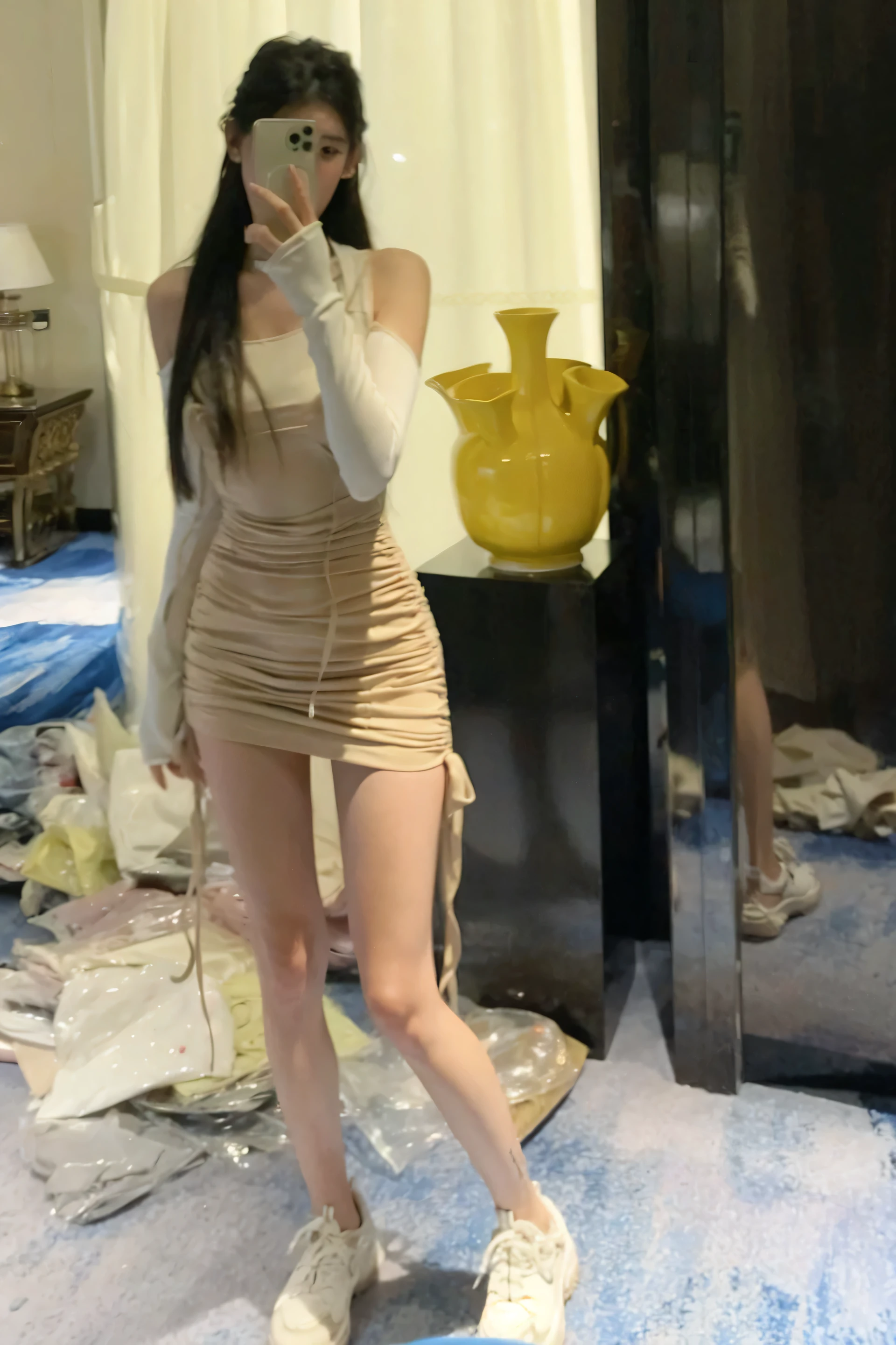 Best quality,masterpiece,ultra high res,(photorealistic:1.4),1girl,fine fabric emphasis