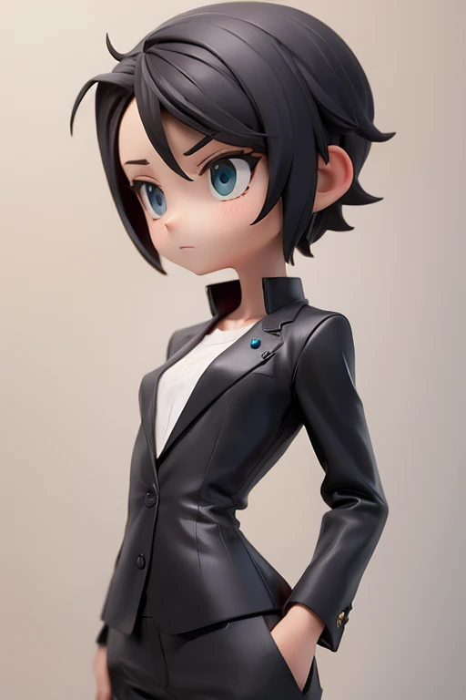 Cool woman,Sharp,boyish,The forehead is visible,Married Woman,whole body,Character portrait,Short Hair,Short Hair,Very Short Hair,slender,Slender,Wet,naked,nude,pants,underwear,全naked