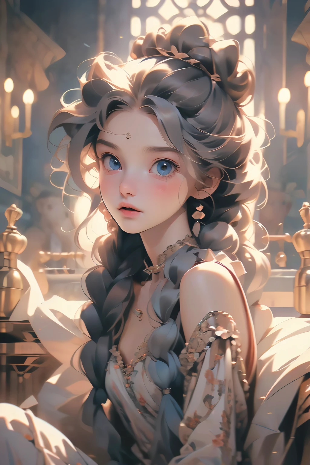 ((best quality)), ((masterpiece)), (detailed), 1girl, off-shoulder baggy sweater,clothes too big, exposing,(little chest),(big forhead:1.2),(beautiful big eyes:1.3),extremely detailed cute anime face, (((flat chest))),((((long twin braids,tight braids,long braid,braided hair,long hime cut,colored inner hair)))),intricate eyes,beautiful detailed eyes,symmetrical eyes,(((detailed face))),beautiful detailed lips,(nsfw)), ((downblouse, upskirt)),(baggy, sagging clothes, upskirt, downblouse), dynamic pose,looking at viewer, (((embarrassed))),(horrified expression),(crying),highres,(best quality),(ultra detailed,extremely detailed),perfect face details, ((masterpiece:1.4, best quality))+, (ultra detailed)+, long twintails, cute girl,blue clothes, (flat chest:1.3), NSFW, small breasts, prominent collarbones, skinny arms, flat stomach, visible hip bones, long hair, red hair, white hair, blonde hair, dark hair, ponytail, thick ponytail, heavy ponytail, small breasts, NSFW