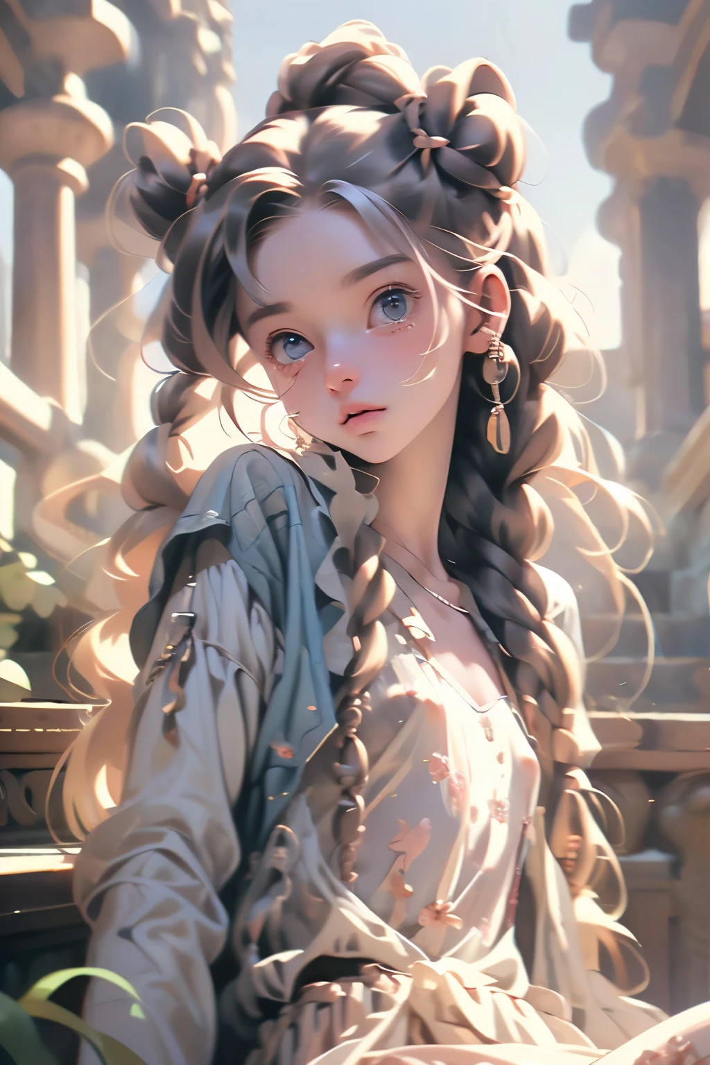 ((best quality)), ((masterpiece)), (detailed), 1girl, off-shoulder baggy sweater,clothes too big, exposing chest,(little chest),(big forhead:1.2),(beautiful big eyes:1.3),extremely detailed cute anime face, (((flat chest))),((((long twin braids,tight braids,long braid,braided hair,long hime cut,colored inner hair)))),intricate eyes,beautiful detailed eyes,symmetrical eyes,(((detailed face))),beautiful detailed lips,(nsfw)), ((downblouse, upskirt)),(baggy, sagging clothes, upskirt, downblouse), dynamic pose,looking at viewer, (((embarrassed))),(horrified expression),(crying),highres,(best quality),(ultra detailed,extremely detailed),perfect face details, ((masterpiece:1.4, best quality))+, (ultra detailed)+, long twintails, cute girl,blue clothes, (flat chest:1.3), NSFW, small breasts, prominent collarbones, skinny arms, flat stomach, visible hip bones, long hair, red hair, white hair, blonde hair, dark hair, ponytail, thick ponytail, heavy ponytail, small breasts, NSFW