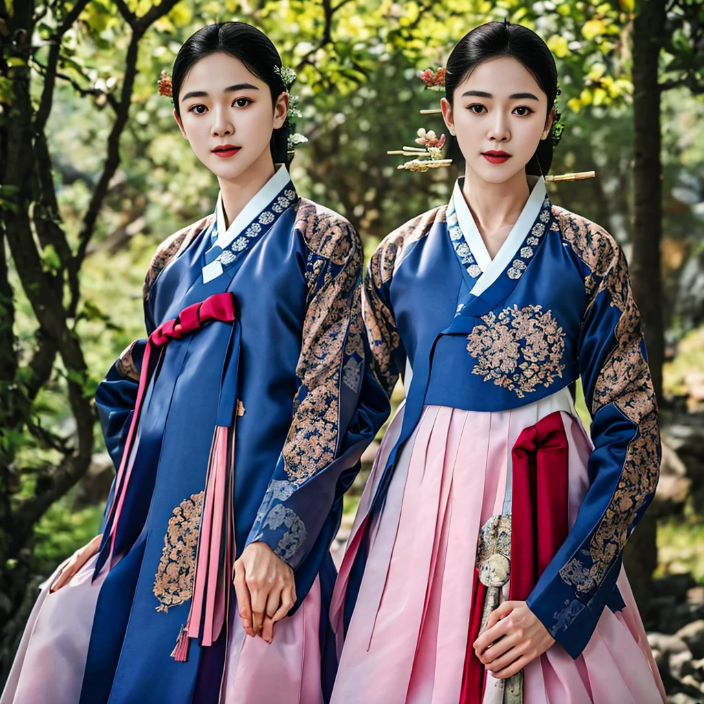a korean actress starring in a fantasy television drama, film still, shot on a sony alexa, hanbok, edgEF, wearing edgEF eastern clothing, dangui, detailed face, detailed eyes, intricate details, film grain, skin details, high detailed skin texture, 4k, sharp focus, masterpiece, award winning photo, analog style photo, film grain, Full shout