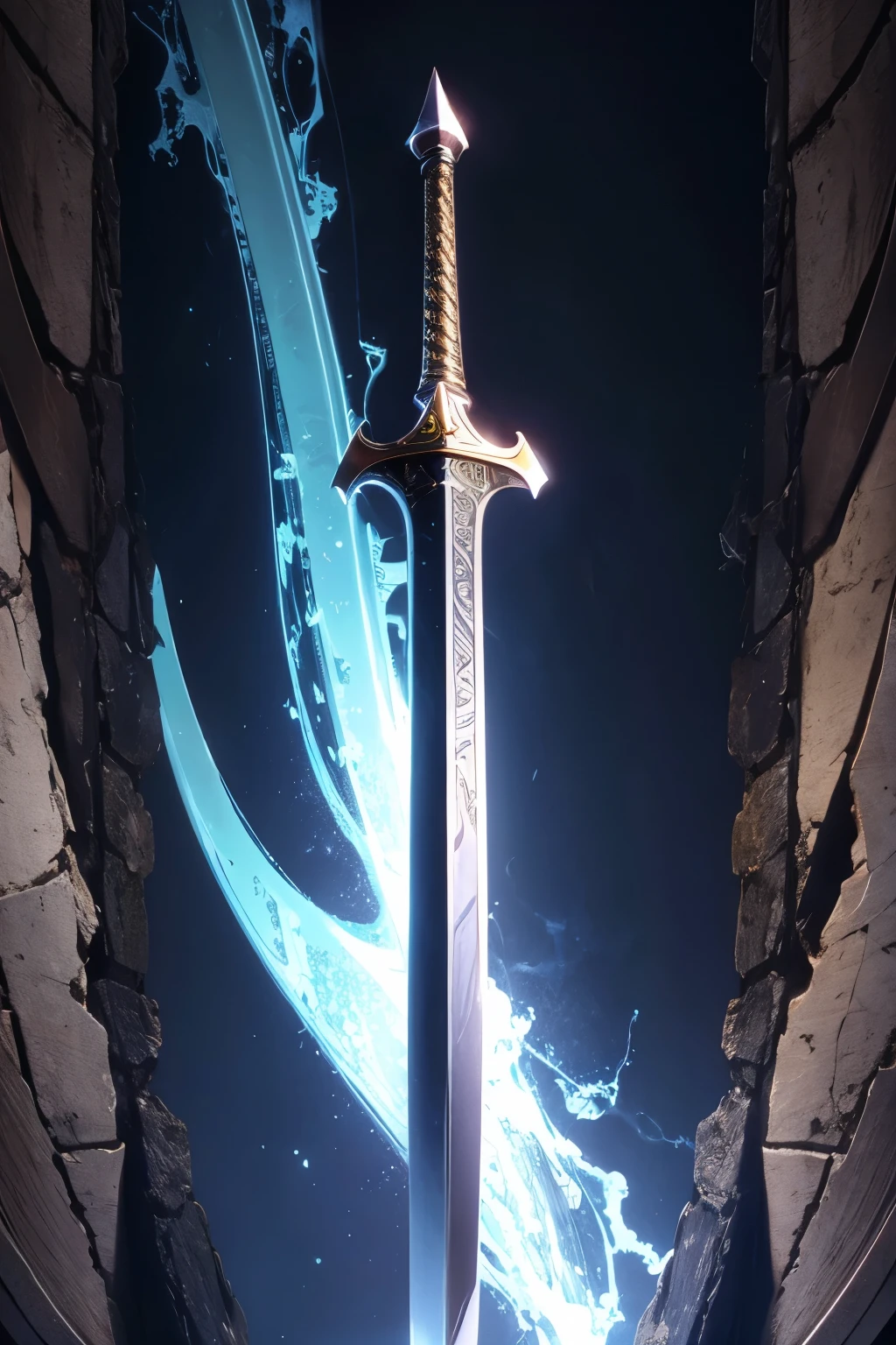 a sword 