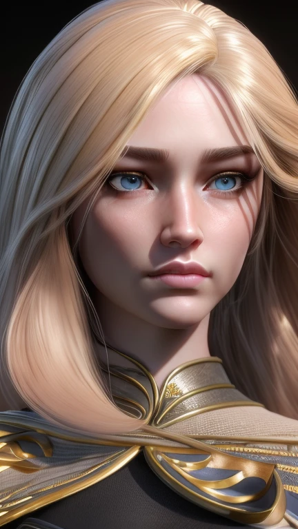 high quality, best quality, photo-realistic, raw-photo, realistic, ultra realistic 8k cg, ultra-detailed, High definition, masterpiece, 1girl, long hair, blonde hair, blue eyes, detaile face and eyes, close-up, intricate details, detailed texture, finely detailed,