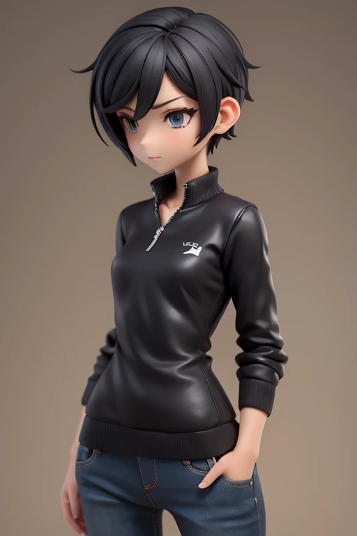 Cool woman,Sharp,boyish,The forehead is visible,Married Woman,whole body,Character portrait,Short Hair,Short Hair,Very Short Hair,slender,Slender,Wet,naked,nude,pants,underwear,全naked,skin,tits,skin露出,Black Hair,Small breasts,Small breasts,back
