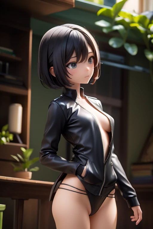 Cool woman,Sharp,clear,Married Woman,whole body,Character portrait,semi-long,Short Bob,slender,Slender,Wet,naked,nude,pants,underwear,全naked,skin,tits,skin露出,Black Hair,Small breasts,Small breasts,
