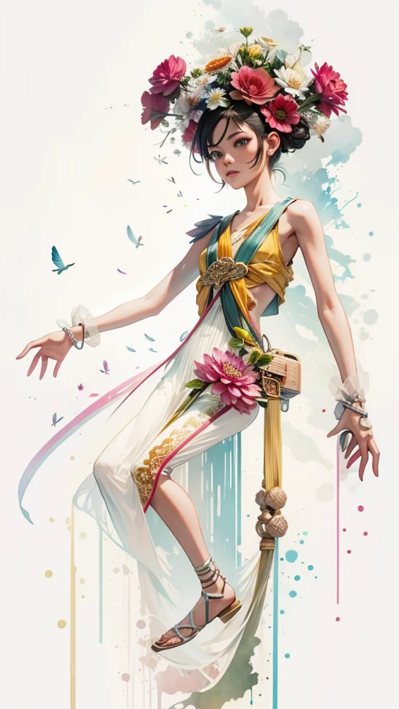 (Numerical Art,Inks and washes:1.2)，Nobody, Mountain々, wood, Rivers，Flowers，Lotus flower， (Oriental elements, Chinese colors, Senior Color Matching),  (3D sculpture，Rendering with Octane，Volumetric Light，Natural soft light，), (Very delicate:1.2, Losing focus:1.2, Very colorful, Cinema Lighting, Chiaroscuro,Ray Tracing), masterpiece, Super rich,Very detailed,8k, Zurrison_style_wonderful_wall