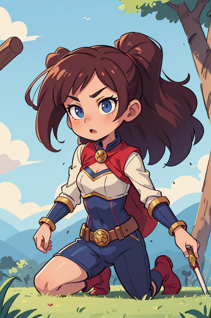 ((Best quality, masterpiece)),
1 girl, super heroine, magic, fantasy weapons and clothing