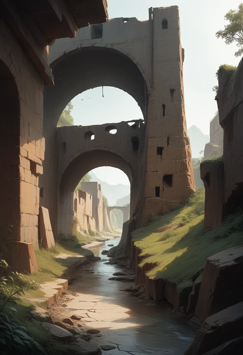 Broken bridge