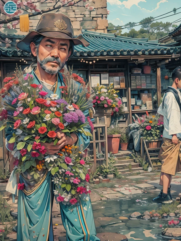 (Numerical Art,Inks and washes:1.2),Nobody, Mountain々, wood, Rivers,Flowers,Lotus flower, (Oriental elements, Chinese colors, Senior Color Matching), (3D sculpture,Rendering with Octane,Volumetric Light,Natural soft light,), (Very delicate:1.2, Losing focus:1.2, Very colorful, Cinema Lighting, Chiaroscuro,Ray Tracing), masterpiece, Super rich,Very detailed,8k, Zurrison_style_wonderful_wall