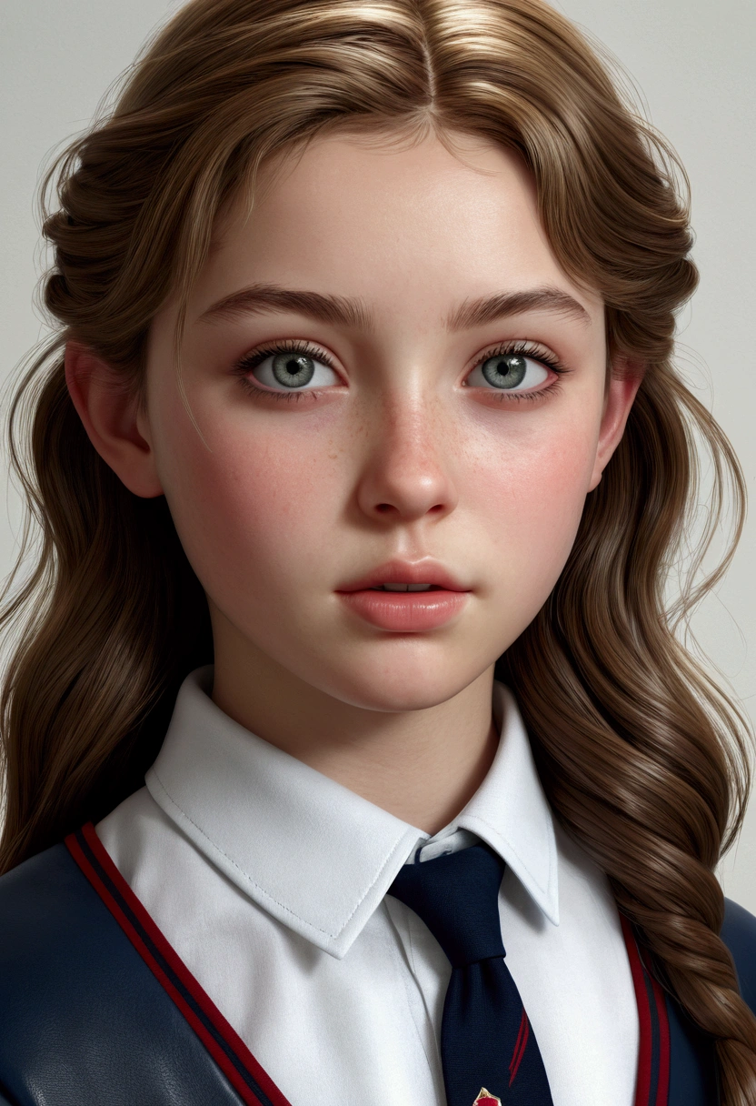 ((masterpiece)), Best Quality, extremely detailed face, ultra high resolution, (photorealist:1.4), Amazing, finely detail, huge file size, correct exposure, 1 girl, athletic body, 172 cm tall, (intricate details), Alone, looking at the viewer, perfect lighting, realist, Lips, blush, shiny skin, White skin, extremely detailed face, beautiful detailed eyes, (Detalle standingl:1.2),  depth of vision, ,((School uniform, above all,leather shoes,)), full body shot, standing,