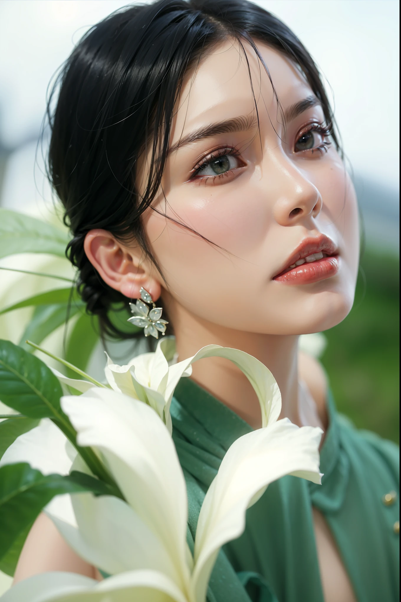 Very detailed, Delicate face, Realistic style, Stock Photography , rich and colorful, Surrealism, Realistic textures, Dramatic Lighting, Distiller 800 (8K, original photo, Better quality, masterpiece: 1.2), Very detailed, (Extremely delicate skin: 1.2), 8K Ultra HD, SLR camera, Soft Light, high quality, 冰冻Queen,, snow castle,Blue pupils,Apply red lipstick,Queen,Gorgeous clothing,gem, diamond, Gold Jewelry,Printed lace