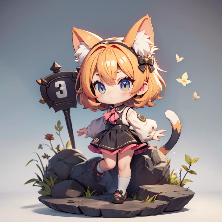 a chibi cat outfit rock
