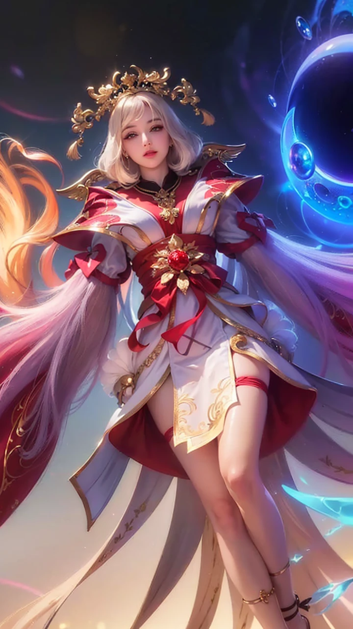 (8k, RAW photo, photorealistic:1.25) ,( lipgloss, eyelashes, gloss-face, glossy skin, best quality, ultra highres, depth of field, chromatic aberration, caustics, Broad lighting, natural shading,) looking at viewer with a serene and goddess-like happiness,big breast.