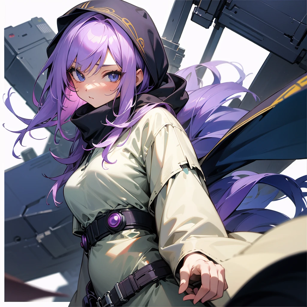 1girl,(masterpiece, Highest quality), (Detailed Hair), Very detailed, Anime Style, whole body, alone, Cyberpunk psychic girl, Big cute head scarf, whole body covered in rags, Wanderer&#39;s Outfit, Gray Hair、Red eyes, Floating in the air, Small stature, Supernatural Aura, Prism Hypnosis Aura. Beautiful and terrifying, Digital Painting, 8K high resolution, Trend Art Station, White Background, whole body, ((Psychic energy ball in hand))
