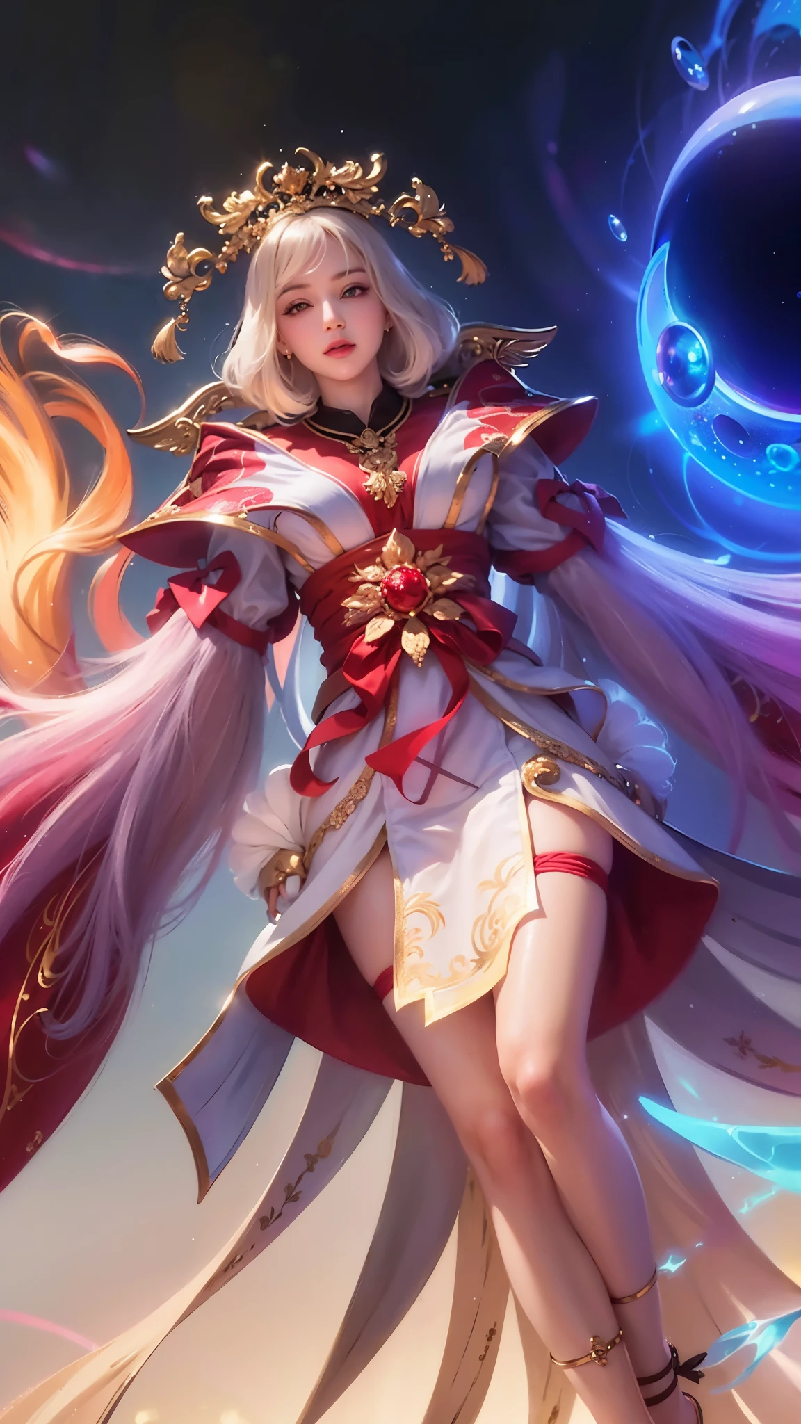 (8k, RAW photo, photorealistic:1.25) ,( lipgloss, eyelashes, gloss-face, glossy skin, best quality, ultra highres, depth of field, chromatic aberration, caustics, Broad lighting, natural shading,) looking at viewer with a serene and goddess-like happiness,big breast.