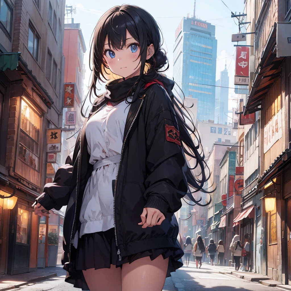 1girl,(masterpiece, Highest quality), (Detailed Hair), Very detailed, Anime Style, whole body, alone, Cyberpunk psychic girl, Big cute head scarf, whole body covered in rags, Wanderer&#39;s Outfit, Gray Hair、Red eyes, Floating in the air, Small stature, Supernatural Aura, Prism Hypnosis Aura. Beautiful and terrifying, Digital Painting, 8K high resolution, Trend Art Station, White Background, whole body, ((Psychic energy ball in hand))
