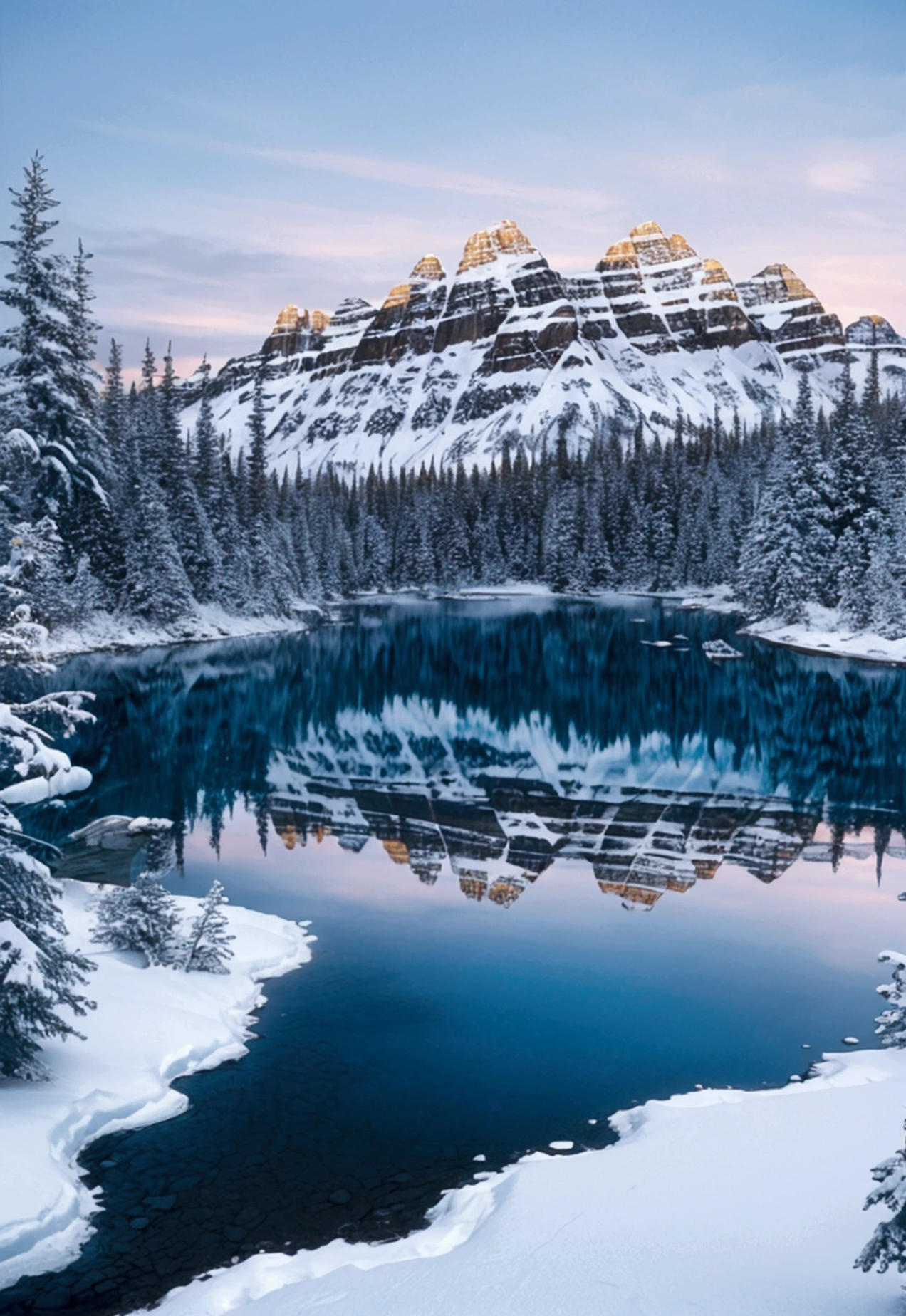 Canadian Rockies、Blizzard、Highly detailed images