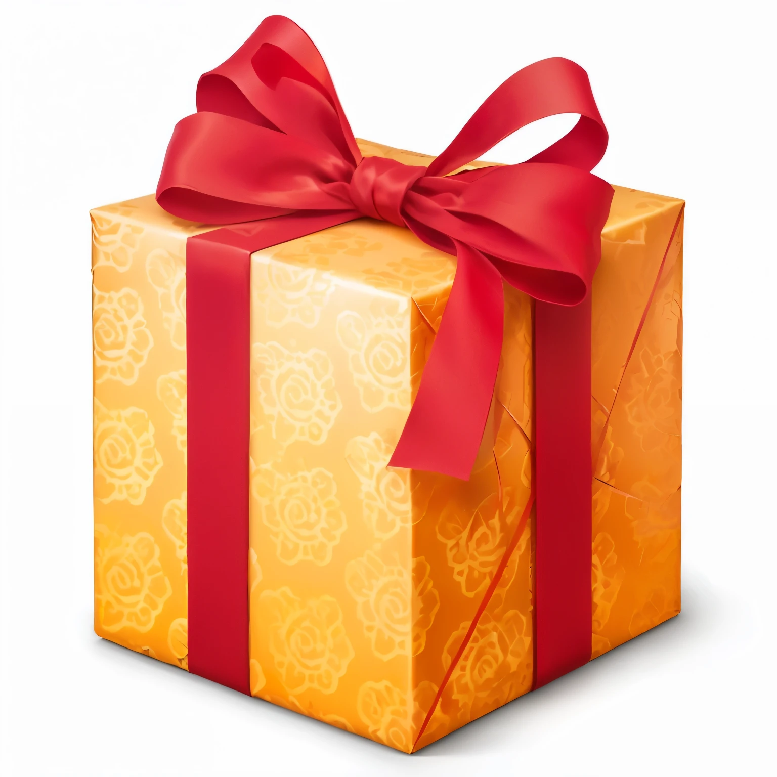 a yellow gift box with a red tape and a bow, Gifts, giving Gifts to people, presents, birthday wrapped presents, gold, Holds a gift, wonderful, 9K, 9 thousand., : 5 stylish, 8 thousand., 8 K, Packaging case, Jia, wrapped, avatar image, grandiose!, perfect, holiday season, very very happy!, Prizes, chill, tape