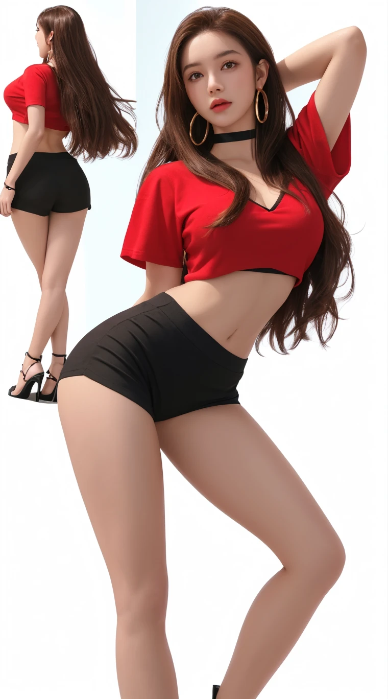 Realistic photo of a beautiful woman l31ght0nm., 1 girl, Alone, smile, (20 Year Old 1.5), European teen, brunette teen,Very sexy and seductive small black lingerie............................:1.2, brightly lit front shot,full body,looking to the camera, cinematic lighting, perfect, Luz outfit, high resolution skin:1.2, realistic skin texture, beautiful 20-year-old girl、a small face、without makeup、, off the shoulders,bust cup b、small neckline, Blue eyes, very black hair on my shoulders, dark black hair, whole body,neutral background , mirando rando al objetivo y con una bonita y agradable smile teen cute face, white skin, girl beautiful face, beautiful baby girl, medium breasts, long legs, fitness body, (sexy school girl outfit 1.5), naked torso, (black Tiny mini Skirt 1.5), (show legs and thighs), black platform straps high heels, white knee high socks, Slim sexy long legs, modeling, medium Angle Shot, Full Body lust, sexy Slim body, (sexy all fours 1.5), (spread legs towards viewer 1.5), ass and thighs showing, New york, United States, ray tracing, HDR, graffiti, soft lighting, professional photography, photorealista, Detailed, raw, analogous thing, sharp focus, 8K, High Definition, high quality, masterpiece