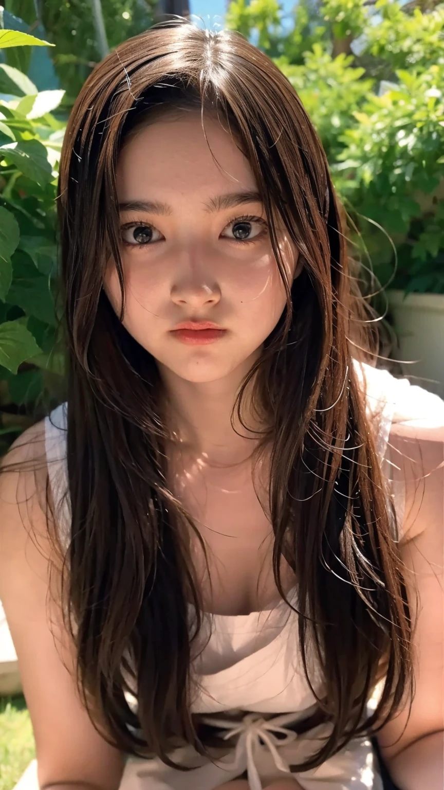 hightquality、​masterpiece、ultra res、cute girl face、kitchin、barechested、Naked apron、full bodyesbian、Famous actresses of Japan、very beautiful face, 8K, sharp focus, natural big breast, Nude.