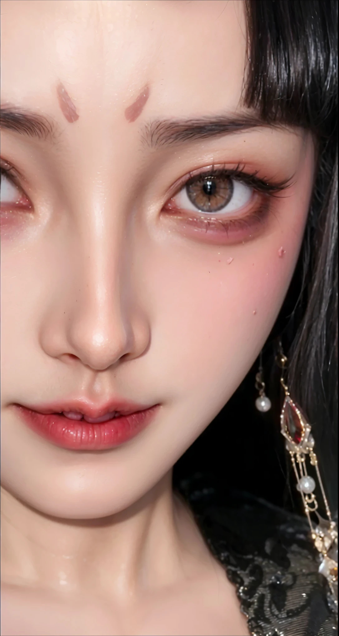 Game Art,CG Animation,Best image quality,Maximum resolution,8K picture quality,(A bust photo),(portrait),(Head close-up),(Rule of Thirds),Unreal Engine 5 rendering works,20 year old girl,((Queen)),The eyes are very detailed,(Large Breasts),Elegance and nobility,Ray Tracing,Game CG,((3D Unreal Engine)),OC rendering reflection mode,4K,Ultra-clear,Translucent lace,Fair and plump figure,Pretty Face,Glossy Gel Coat,身着华贵礼服的Queen,Gorgeous clothing,Luxurious and exquisite jewelry,Colorful makeup,Full figure,Dark red lipstick,精致Gorgeous clothing,Supermodel,Gold Jewelry,Luxurious clothing,Gold and diamond jewelry,Rich facial details,Delicate and delicate skin texture,Gorgeous eyeshadow makeup